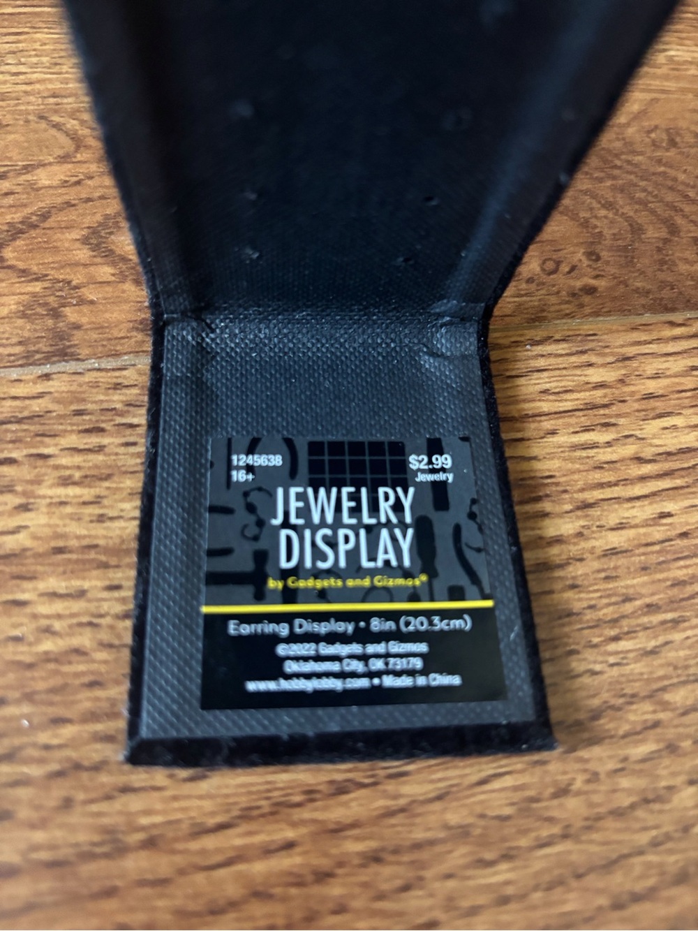 Black Velvet Jewelry Display Stand - Picture 4 of 4
